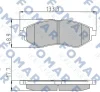 FO 923181 FOMAR Friction Комплект тормозных колодок, дисковый тормоз