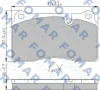 FO 935281 FOMAR Friction Комплект тормозных колодок, дисковый тормоз