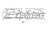 BS-1034 ZEKKERT Комплект тормозных колодок, дисковый тормоз