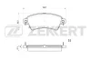 BS-1042 ZEKKERT Комплект тормозных колодок, дисковый тормоз