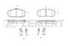 BS-1079 ZEKKERT Комплект тормозных колодок, дисковый тормоз