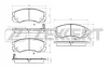 BS-1111 ZEKKERT Комплект тормозных колодок, дисковый тормоз