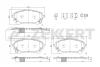 BS-1184 ZEKKERT Комплект тормозных колодок, дисковый тормоз