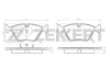 BS-1210 ZEKKERT Комплект тормозных колодок, дисковый тормоз