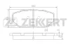 BS-1231 ZEKKERT Комплект тормозных колодок, дисковый тормоз