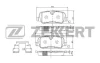 BS-1272 ZEKKERT Комплект тормозных колодок, дисковый тормоз