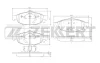 BS-1275 ZEKKERT Комплект тормозных колодок, дисковый тормоз