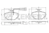 BS-1395 ZEKKERT Комплект тормозных колодок, дисковый тормоз