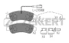 BS-1410 ZEKKERT Комплект тормозных колодок, дисковый тормоз