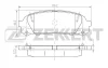 BS-1942 ZEKKERT Комплект тормозных колодок, дисковый тормоз