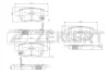 BS-2159 ZEKKERT Комплект тормозных колодок, дисковый тормоз