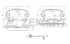 BS-2426 ZEKKERT Комплект тормозных колодок, дисковый тормоз