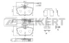 BS-2895 ZEKKERT Комплект тормозных колодок, дисковый тормоз