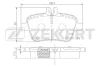 BS-2949 ZEKKERT Комплект тормозных колодок, дисковый тормоз