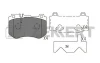 BS-2959 ZEKKERT Комплект тормозных колодок, дисковый тормоз