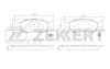 BS-2975 ZEKKERT Комплект тормозных колодок, дисковый тормоз