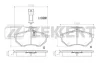 BS-2978 ZEKKERT Комплект тормозных колодок, дисковый тормоз