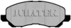 Превью - JCP1621 JURATEK Комплект тормозных колодок, дисковый тормоз (фото 2)