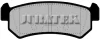 JCP1889 JURATEK Комплект тормозных колодок, дисковый тормоз