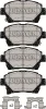 Превью - JCP4024 JURATEK Комплект тормозных колодок, дисковый тормоз (фото 2)