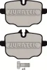 JCP8029 JURATEK Комплект тормозных колодок, дисковый тормоз