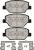 JCP8159 JURATEK Комплект тормозных колодок, дисковый тормоз