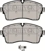 Превью - JCP8302 JURATEK Комплект тормозных колодок, дисковый тормоз (фото 2)
