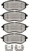 JCP8522 JURATEK Комплект тормозных колодок, дисковый тормоз