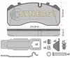 SYN2329K JURATEK Комплект тормозных колодок, дисковый тормоз