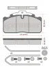 SYN3279K JURATEK Комплект тормозных колодок, дисковый тормоз