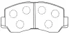 FP0208 FIT Комплект тормозных колодок, дисковый тормоз