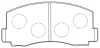 FP0284 FIT Комплект тормозных колодок, дисковый тормоз