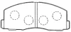 FP0328 FIT Комплект тормозных колодок, дисковый тормоз