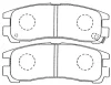 FP0383 FIT Комплект тормозных колодок, дисковый тормоз