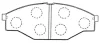 FP0438 FIT Комплект тормозных колодок, дисковый тормоз