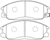 FP0864 FIT Комплект тормозных колодок, дисковый тормоз