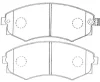 FP0887 FIT Комплект тормозных колодок, дисковый тормоз