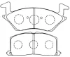FP1049 FIT Комплект тормозных колодок, дисковый тормоз