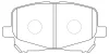 FP1227 FIT Комплект тормозных колодок, дисковый тормоз
