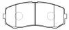 FP2119 FIT Комплект тормозных колодок, дисковый тормоз