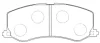FP9201 FIT Комплект тормозных колодок, дисковый тормоз