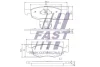 Превью - FT29102 FAST Комплект тормозных колодок, дисковый тормоз (фото 2)