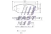 Превью - FT29135 FAST Комплект тормозных колодок, дисковый тормоз (фото 2)