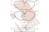 RB1051 R BRAKE Комплект тормозных колодок, дисковый тормоз