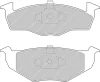 FCP1054H FERODO Комплект тормозных колодок, дисковый тормоз
