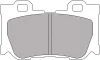 FCP4173H FERODO Комплект тормозных колодок, дисковый тормоз