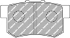 FCP956H FERODO Комплект тормозных колодок, дисковый тормоз