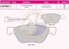 4UP03617 4U Комплект тормозных колодок, дисковый тормоз