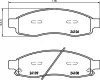 NP2062 NISSHINBO Комплект тормозных колодок, дисковый тормоз