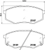 NP6039 NISSHINBO Комплект тормозных колодок, дисковый тормоз